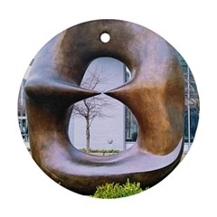 Henry Moore Round Ornament (two Sides) by Riverwoman