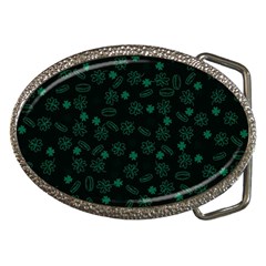 St Patricks Day Pattern Belt Buckles by Valentinaart