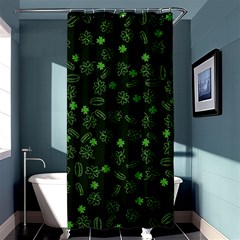 St Patricks Day Pattern Shower Curtain 36  X 72  (stall)  by Valentinaart