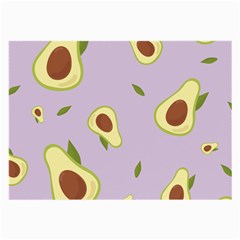 Avocado Green With Pastel Violet Background2 Avocado Pastel Light Violet Large Glasses Cloth (2-side) by genx