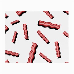 Funny Bacon Slices Pattern Infidel Red Meat Small Glasses Cloth by genx