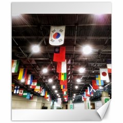 Flags Of Dublin Scioto Canvas 8  X 10  by Riverwoman