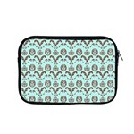 Easter Damask Pattern Robins Egg Blue and Brown Apple MacBook Pro 15  Zipper Case Front