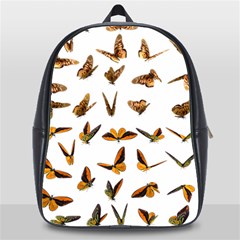 Butterfly Butterflies Insect Swarm School Bag (xl) by Pakrebo