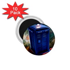 The Police Box Tardis Time Travel Device Used Doctor Who 1 75  Magnets (10 Pack)  by Sudhe