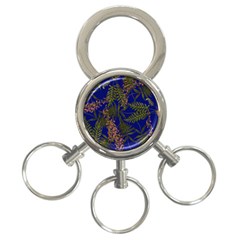 Fern Blue 3-ring Key Chains by snowwhitegirl