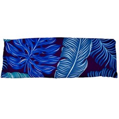 Tropical Blue Leaves Body Pillow Case Dakimakura (two Sides) by snowwhitegirl