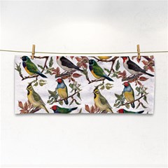 Vintage Birds Hand Towel by Valentinaart