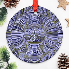 Electric Field Art Xx Ornament (round) by okhismakingart