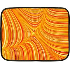 Electric Field Art Xxv Fleece Blanket (mini) by okhismakingart