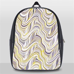 Electric Field Art Xxxvii School Bag (large) by okhismakingart