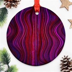 Electric Field Art Xlii Ornament (round) by okhismakingart