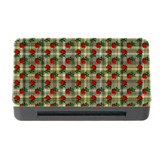 Roses Yellow Plaid Memory Card Reader With Cf by snowwhitegirl