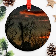 Old Sunset Ornament (round) by okhismakingart