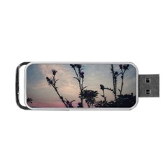 Hazy Thistles Portable Usb Flash (two Sides) by okhismakingart