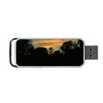 Pale Orange Sunset Portable USB Flash (Two Sides) Front