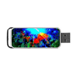 Psychedelic Spaceship Portable Usb Flash (one Side) by okhismakingart