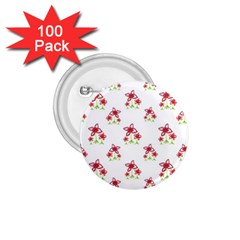 Cute Floral Drawing Motif Pattern 1 75  Buttons (100 Pack)  by dflcprintsclothing