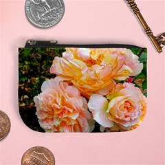 Bunch Of Orange And Pink Roses Mini Coin Purse by okhismakingart