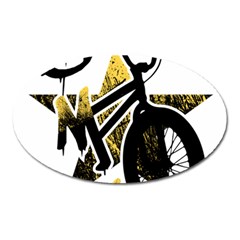 Bmx Oval Magnet by Melcu