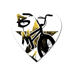 Bmx Heart Magnet by Melcu