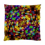 Color Mosaic Background Wall Standard Cushion Case (One Side) Front