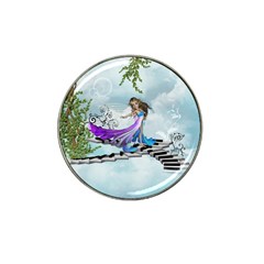 Cute Fairy Dancing On A Piano Hat Clip Ball Marker (10 Pack) by FantasyWorld7