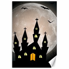 Halloween Illustration Decoration Canvas 24  X 36  by Pakrebo