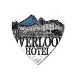 The Overlook Hotel Merch Heart Magnet Front