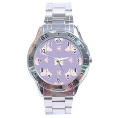 Butterfly Butterflies Merry Girls Stainless Steel Analogue Watch by HermanTelo