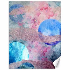 Abstract Clouds And Moon Canvas 18  X 24  by charliecreates