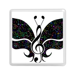 Butterfly Music Animal Audio Bass Memory Card Reader (square) by HermanTelo