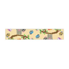 Sloth Neutral Color Cute Cartoon Flano Scarf (mini) by HermanTelo