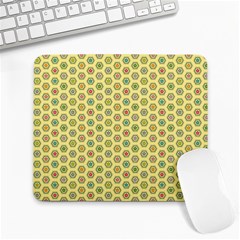 Hexagonal Pattern Unidirectional Yellow Large Mousepads by HermanTelo