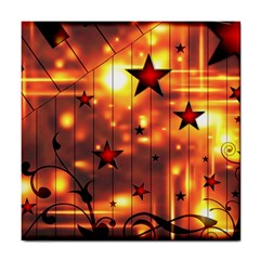 Star Radio Light Effects Magic Tile Coasters by HermanTelo