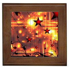 Star Radio Light Effects Magic Framed Tiles by HermanTelo