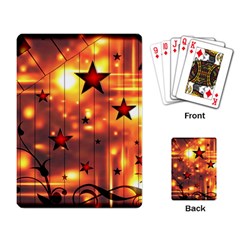 Star Radio Light Effects Magic Playing Cards Single Design by HermanTelo