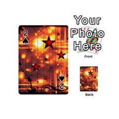 Star Radio Light Effects Magic Playing Cards Double Sided (mini) by HermanTelo