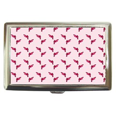 Pink Parrot Pattern Cigarette Money Case by snowwhitegirl