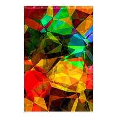 Color Abstract Polygon Shower Curtain 48  X 72  (small)  by HermanTelo