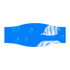 Fish School Bubbles Underwater Sea Stretchable Headband by HermanTelo