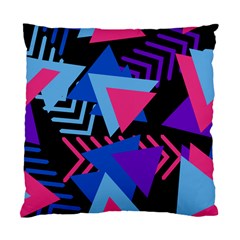 Memphis Pattern Geometric Abstract Standard Cushion Case (two Sides) by HermanTelo