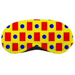 Pattern Circle Plaid Sleeping Mask by HermanTelo