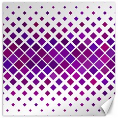 Pattern Square Purple Horizontal Canvas 12  X 12  by HermanTelo