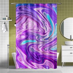 Pattern Texture Art Rainbow Shower Curtain 48  X 72  (small)  by HermanTelo