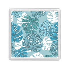 Pattern Leaves Banana Memory Card Reader (square) by HermanTelo