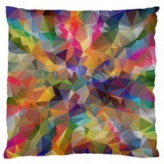 Polygon Wallpaper Large Cushion Case (one Side) by HermanTelo