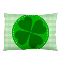 Shamrock Luck Day Pillow Case (two Sides) by HermanTelo