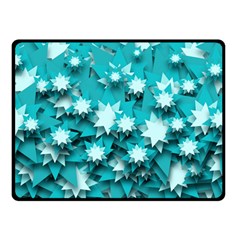 Stars Christmas Ice 3d Double Sided Fleece Blanket (small)  by HermanTelo