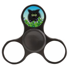 Kitten Black Furry Illustration Finger Spinner by Sapixe